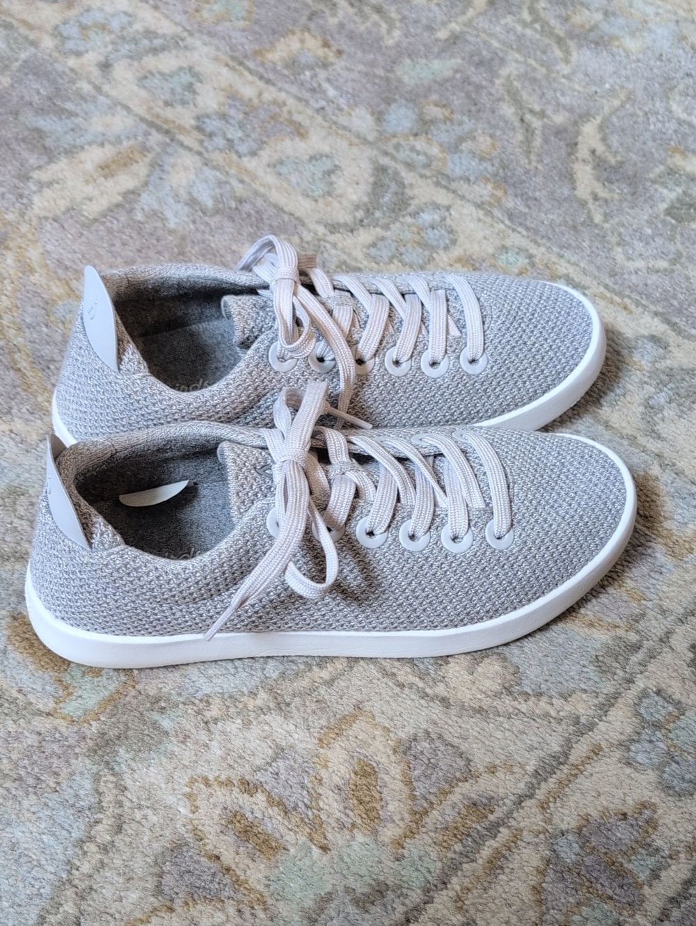 Allbirds Tree Pipers Lace Up Gray Sneakers Size 8